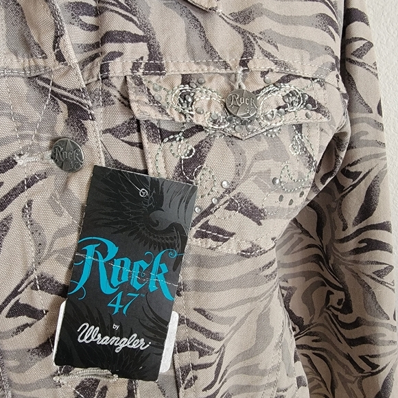 Rock 47 By Wrangler Jacket Sz M - Picture 6 of 6